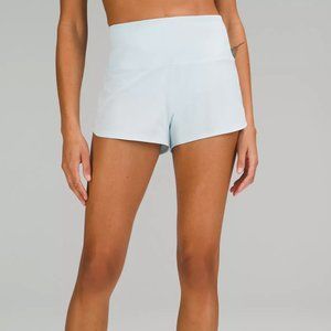Lululemon Speed Up High-Rise Lined Short - Powder Blue, 2.5"